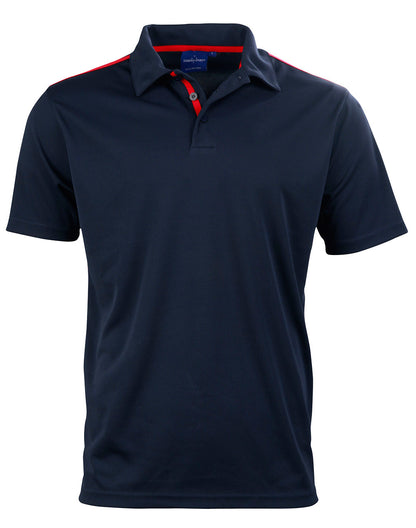 [PS83] Men's rapid cool short sleeve contrast polo