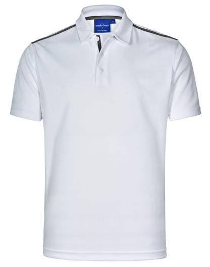 [PS83] Men's rapid cool short sleeve contrast polo