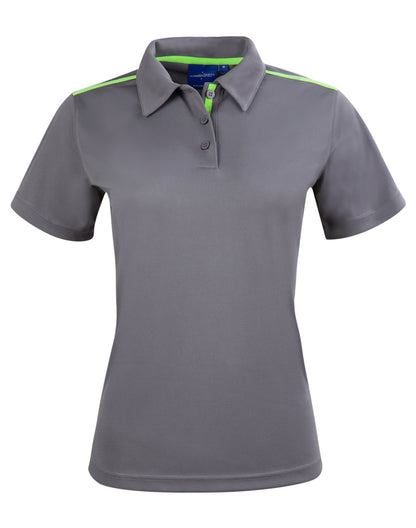 [PS84] Ladies' rapid cool short sleeve contrast polo