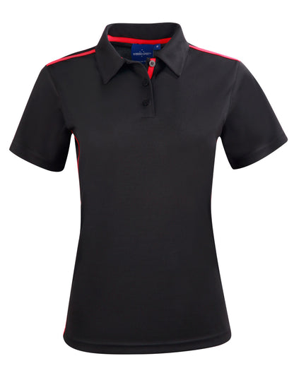 [PS84] Ladies' rapid cool short sleeve contrast polo