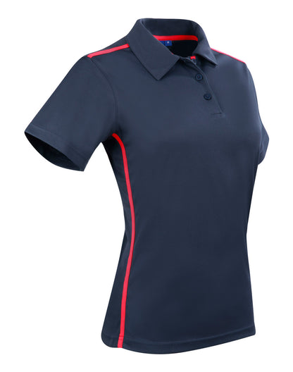 [PS84] Ladies' rapid cool short sleeve contrast polo