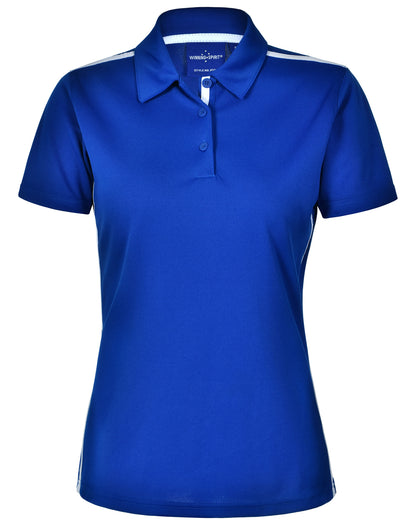 [PS84] Ladies' rapid cool short sleeve contrast polo