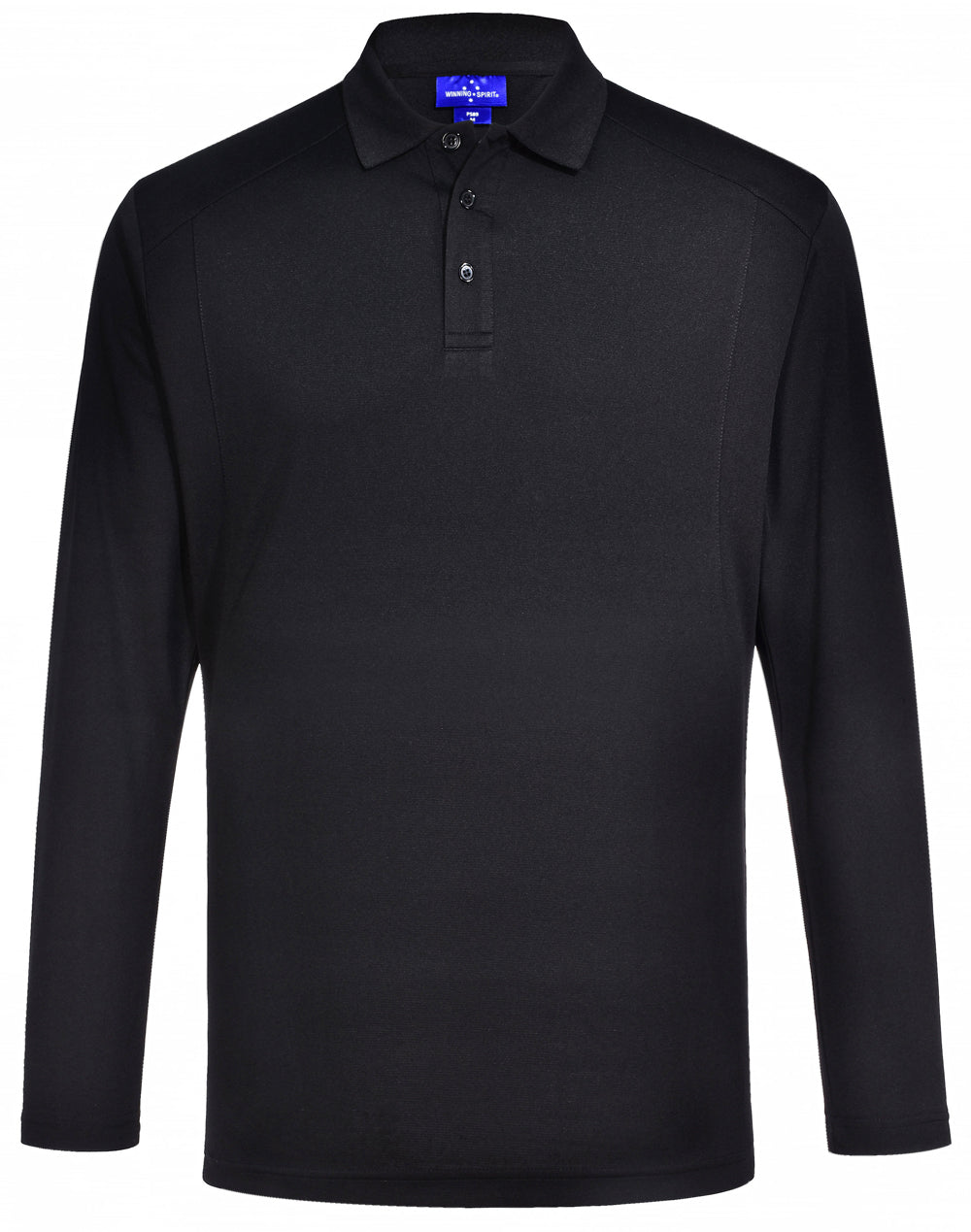 [PS89] Men's Bamboo Charcoal L/S Polo