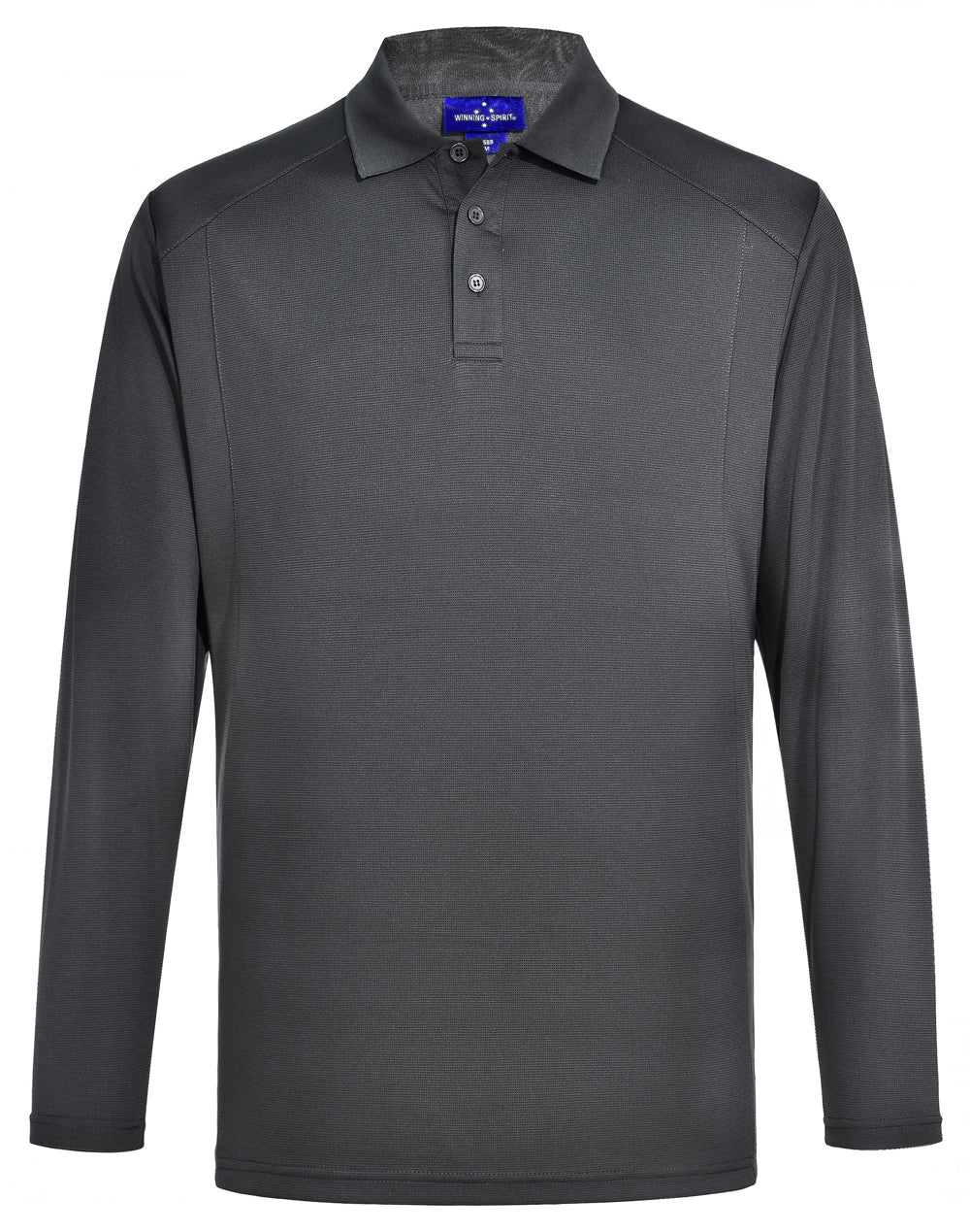 [PS89] Men's Bamboo Charcoal L/S Polo