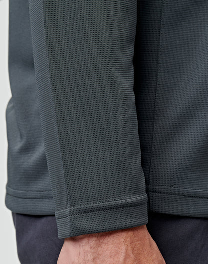 [PS89] Men's Bamboo Charcoal L/S Polo