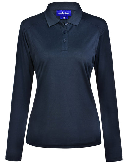 [PS90] Ladies' Bamboo Charcoal L/S Polo