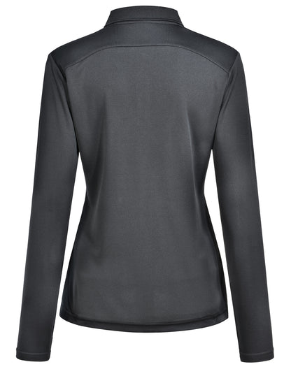 [PS90] Ladies' Bamboo Charcoal L/S Polo