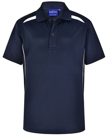 [PS93K] Kids' Sustainable Poly/Cotton Contrast S/S Polo