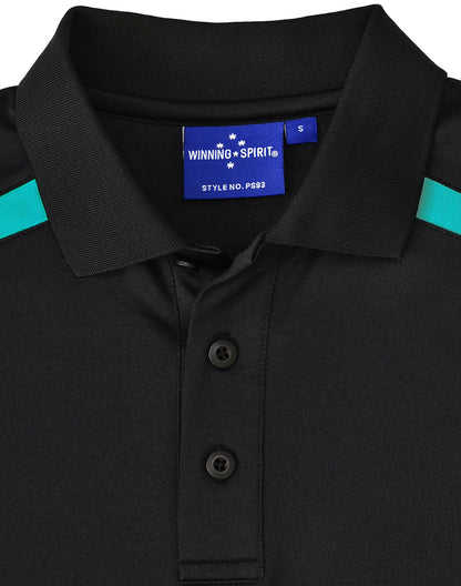 [PS93] Men's Sustainable Poly/Cotton Contrast S/S Polo