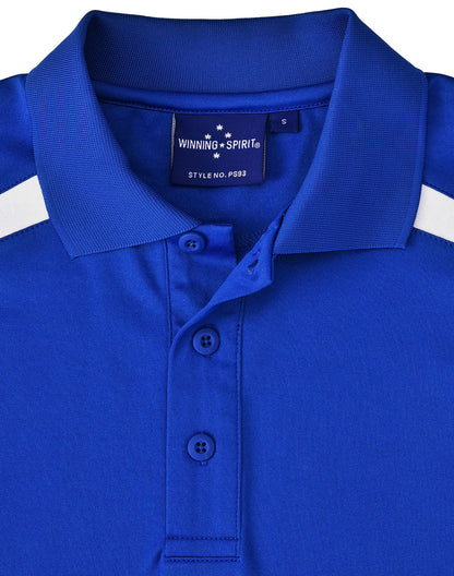 [PS93] Men's Sustainable Poly/Cotton Contrast S/S Polo