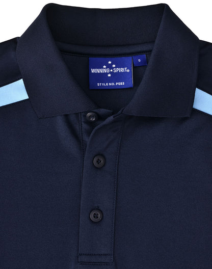 [PS93] Men's Sustainable Poly/Cotton Contrast S/S Polo