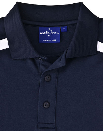 [PS93] Men's Sustainable Poly/Cotton Contrast S/S Polo