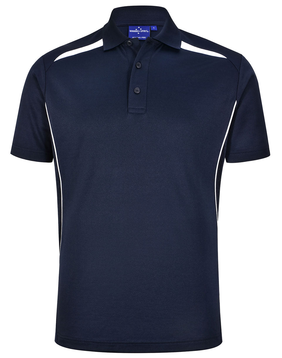 [PS93] Men's Sustainable Poly/Cotton Contrast S/S Polo