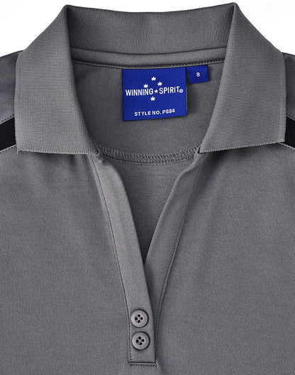 [PS94] Ladies' Sustainable Poly/Cotton Contrast S/S Polo