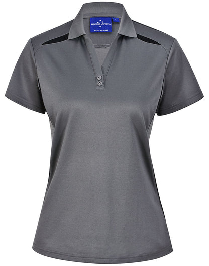 [PS94] Ladies' Sustainable Poly/Cotton Contrast S/S Polo