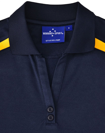 [PS94] Ladies' Sustainable Poly/Cotton Contrast S/S Polo