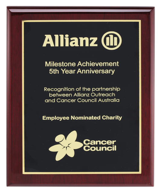 Designer Black Plaque