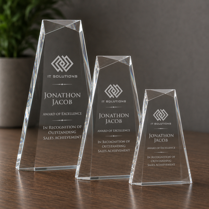 Acrylic Tapered Trophy