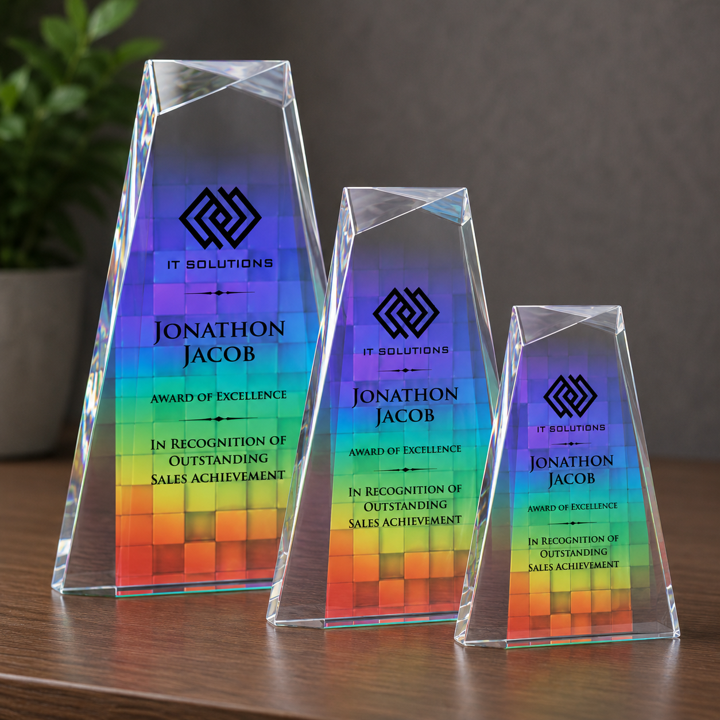 Acrylic Tapered Trophy