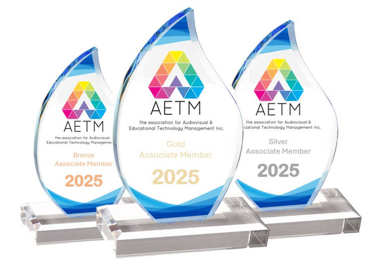 Acrylic Flame Trophy