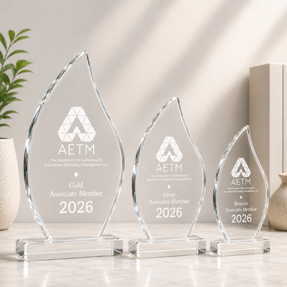 Acrylic Flame Trophy