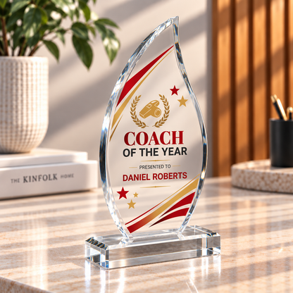 Acrylic Flame Trophy