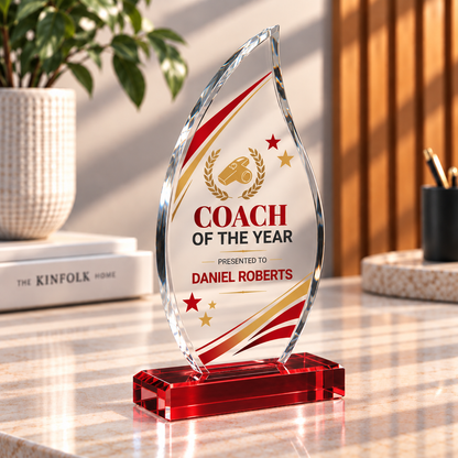 Acrylic Flame Trophy