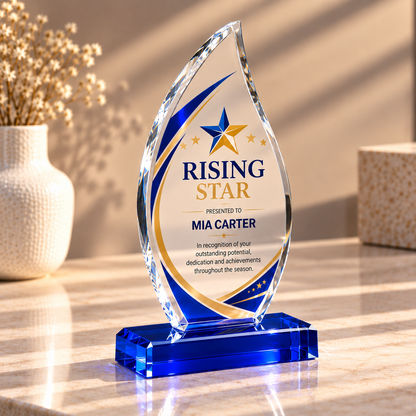 Acrylic Flame Trophy