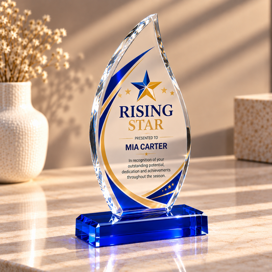 Acrylic Flame Trophy