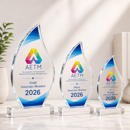 Acrylic Flame Trophy
