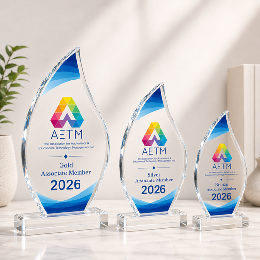 Acrylic Flame Trophy