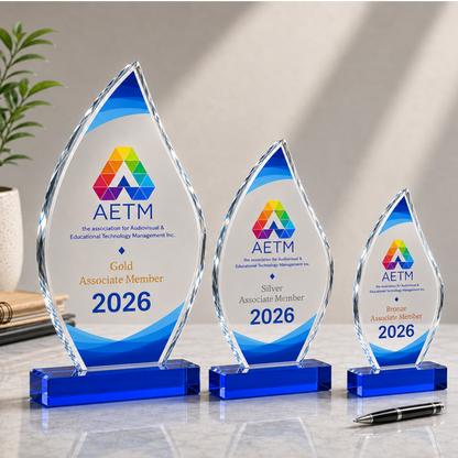 Acrylic Flame Trophy