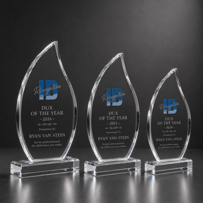 Acrylic Flame Trophy