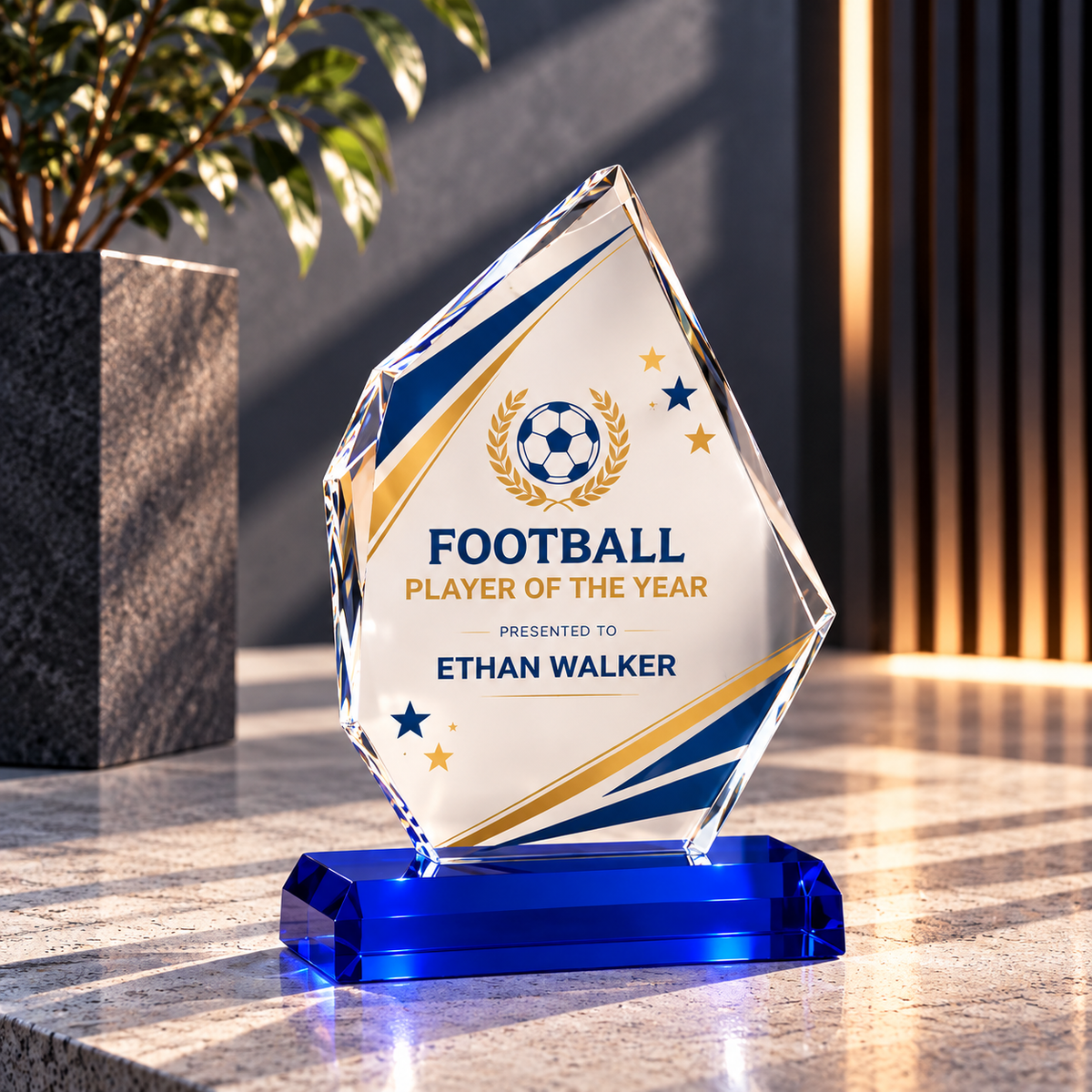 Acrylic Abstract Trophy