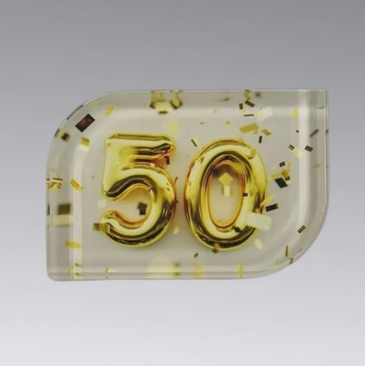 Acrylic Rectangle With 2 Round Corners