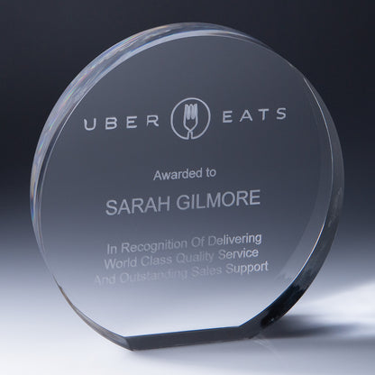 Acrylic Round Trophy