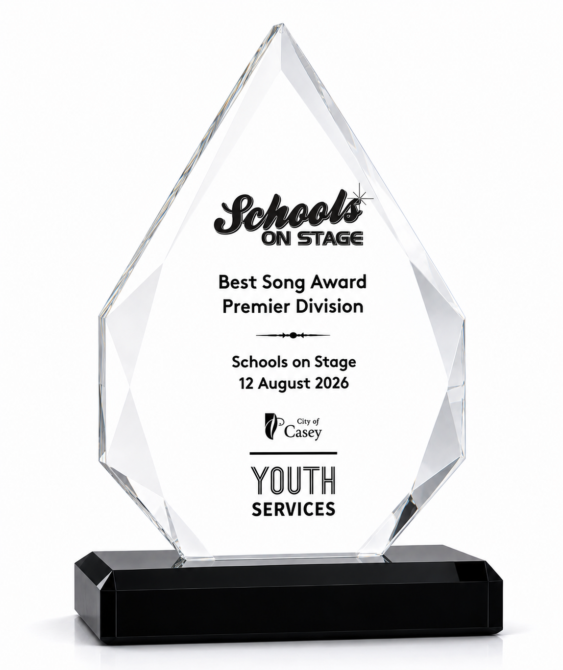 Acrylic Arrow  Trophy