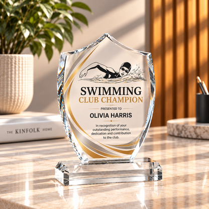 Acrylic Shield Trophy