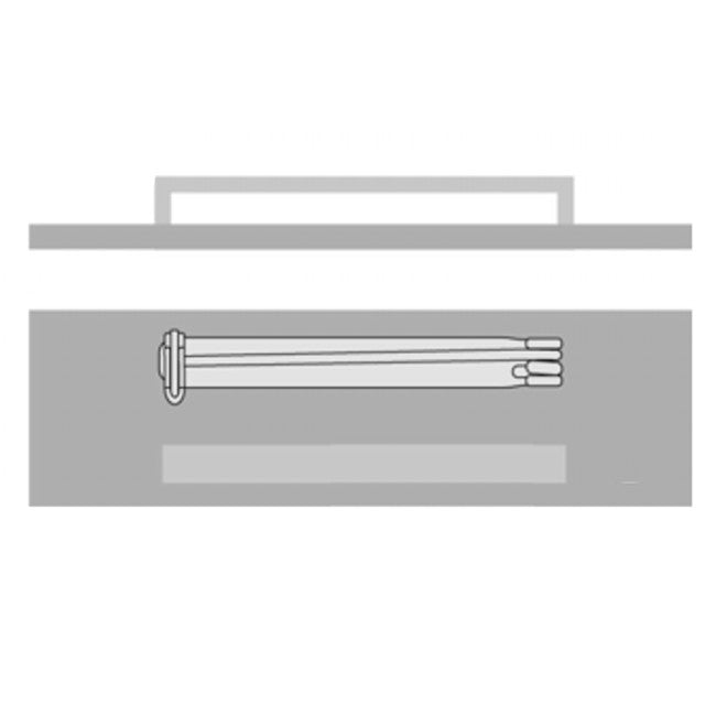 Bevelled Metal Name Badge with Brushed Metal Insert - available in Gold and Silver