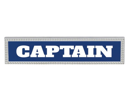 Bar Badge 55x12mm with Epoxy/Resin Dome - Available in Gold and Silver