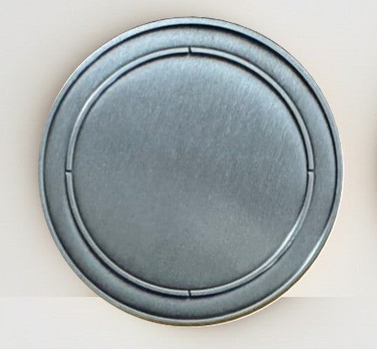 Large Round Antique Coin/Medal with 50mm Recess both sides - 65mm