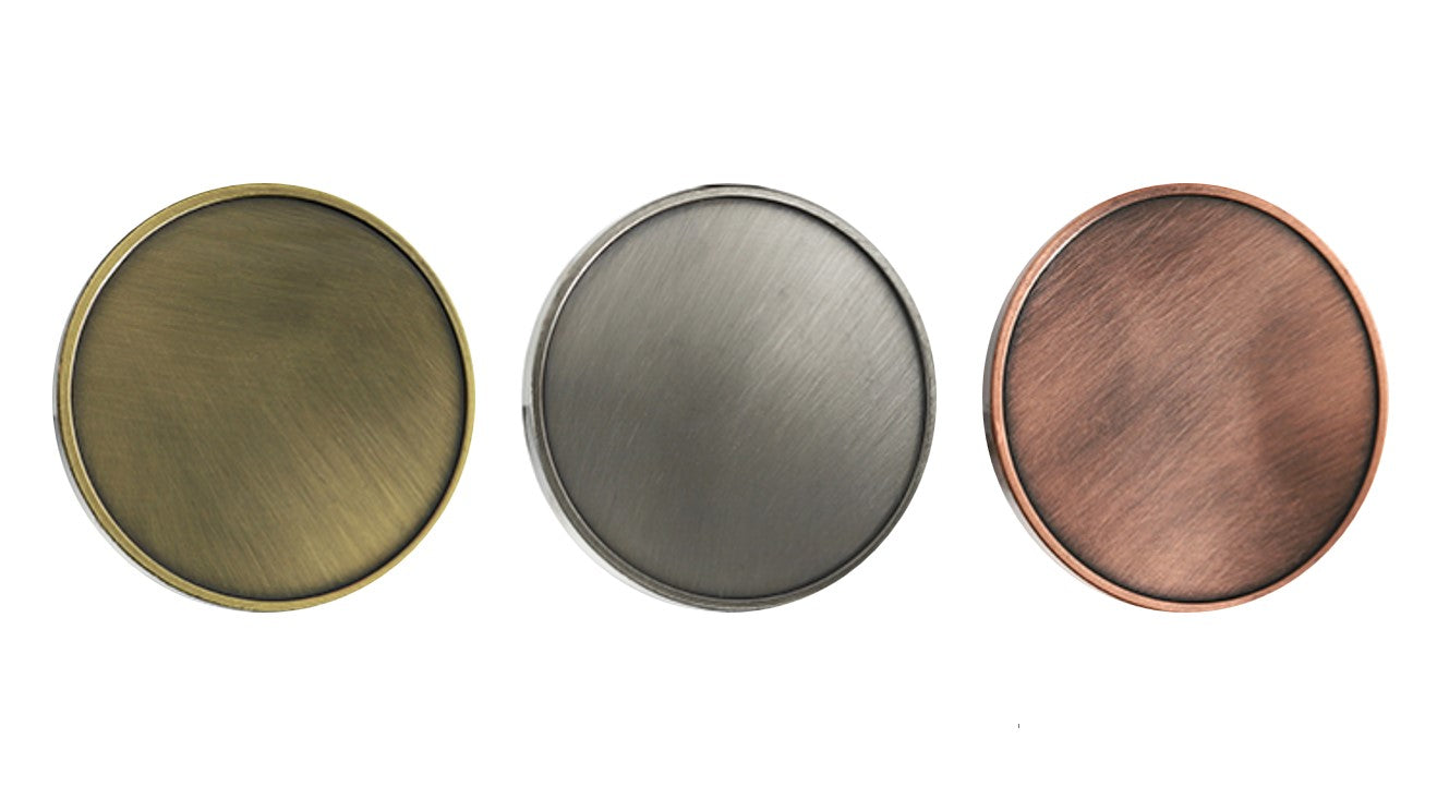 Round Antique Coin/Medal with 50mm Recess both sides - 53mm