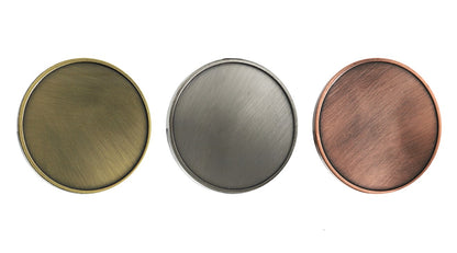 Round Antique Coin/Medal with 50mm Recess both sides - 53mm