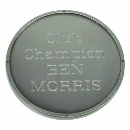 Round Antique Coin/Medal with 50mm Recess both sides - 53mm
