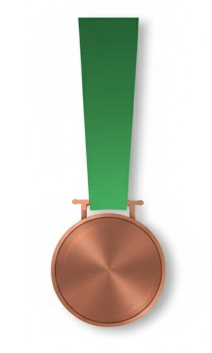 Round Medal with Custom Centre and Ribbon - 60mm