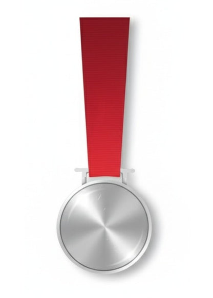 Round Medal with Custom Centre and Ribbon - 60mm