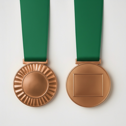 Sunray Medal with Custom Centre and Ribbon