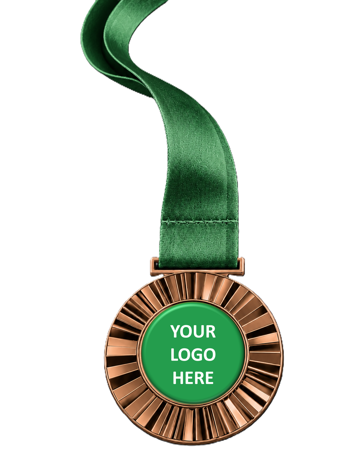 Sunray Medal with Custom Centre and Ribbon