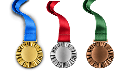 Sunray Medal with Custom Centre and Ribbon
