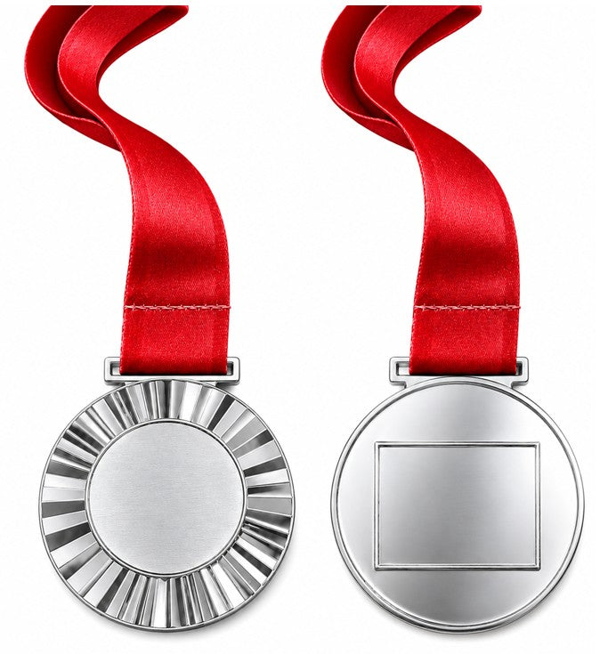 Sunray Medal with Custom Centre and Ribbon